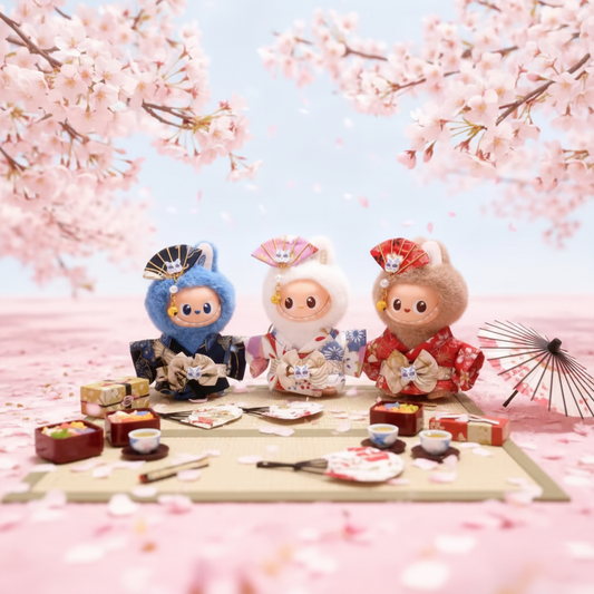 Kimono Traditionnel Japonais Labubu 15-17 cm